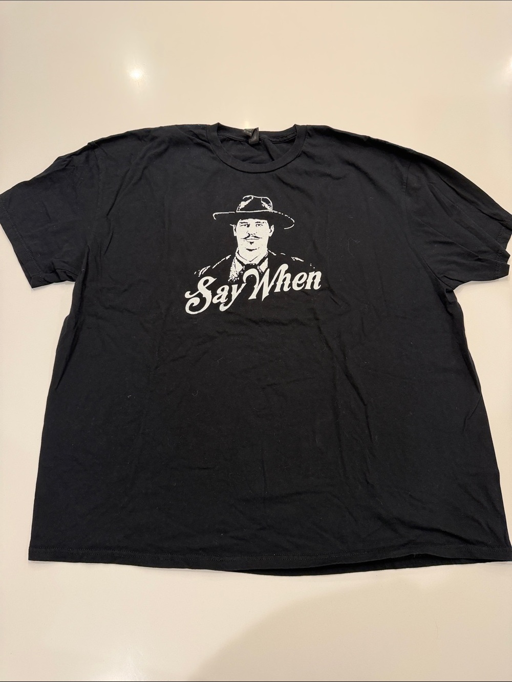 Say When Doc Holiday Graphic T‑Shirt - Black